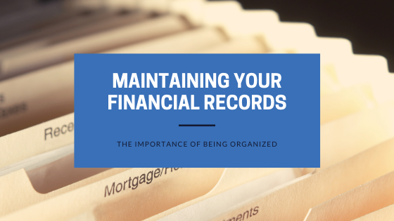 Maintaining your financial records