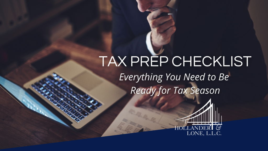 Tax prep checklist